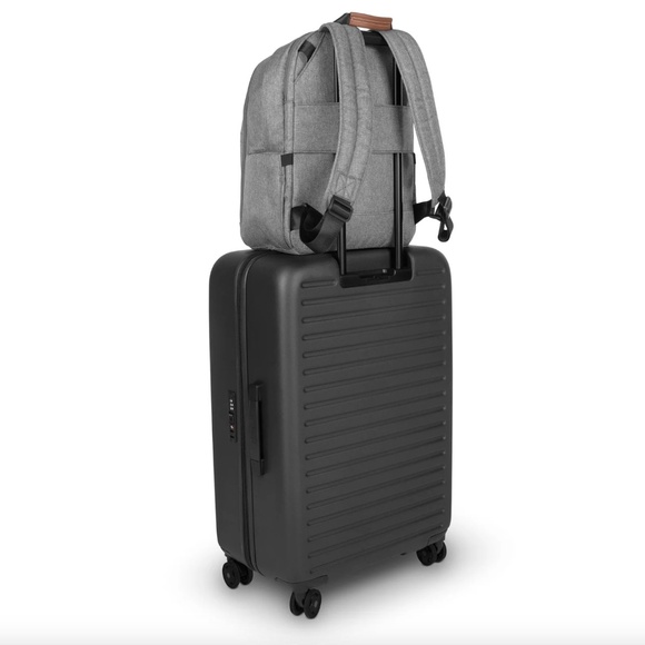 NEW UPPAbaby Changing Backpack Diaper Bag - Greyson Charcoal Gray Melange - Picture 2 of 8